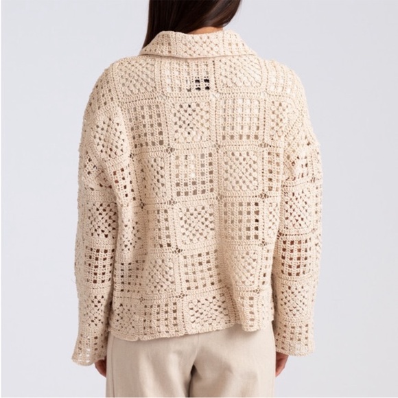 Sold / Holzweiler Bridget crochet jacket in ecru - Picture 5 of 13